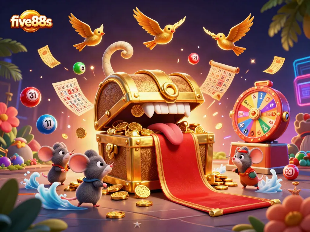 Experience amazing winnings at five88s with vibrant lottery games and lively animations.