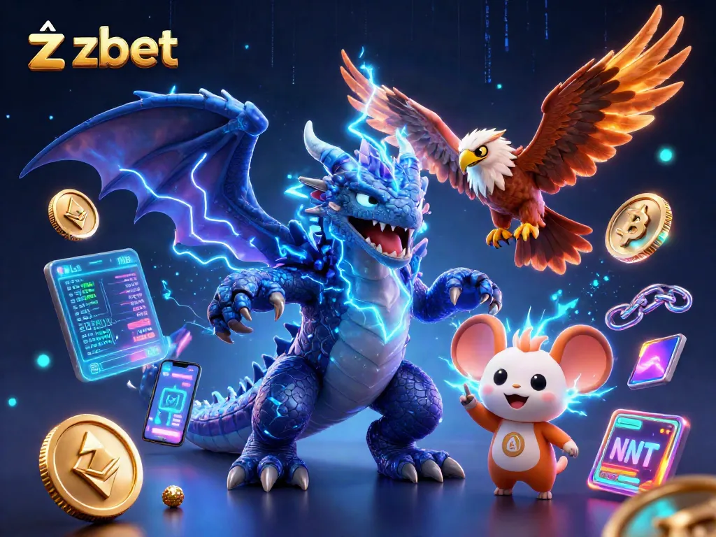 Engage with zbet's electrifying gaming universe featuring dynamic characters and crypto elements.