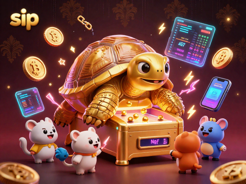 Engage with the exciting world of sip casino gaming featuring vibrant characters and crypto elements.