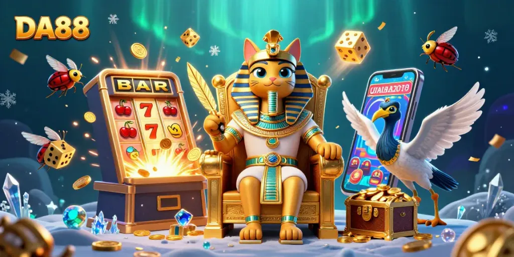 Experience thrilling wins at DA88 with an extravagant casino scene bursting with jackpots and treasures.