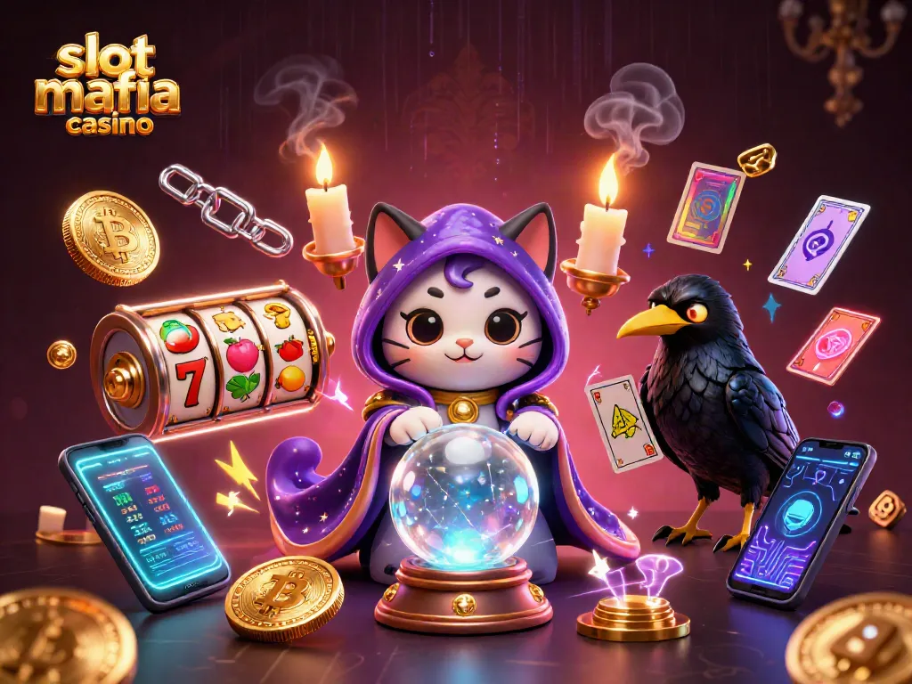 Experience excitement at slot mafia casino, featuring vibrant characters and engaging slot elements.