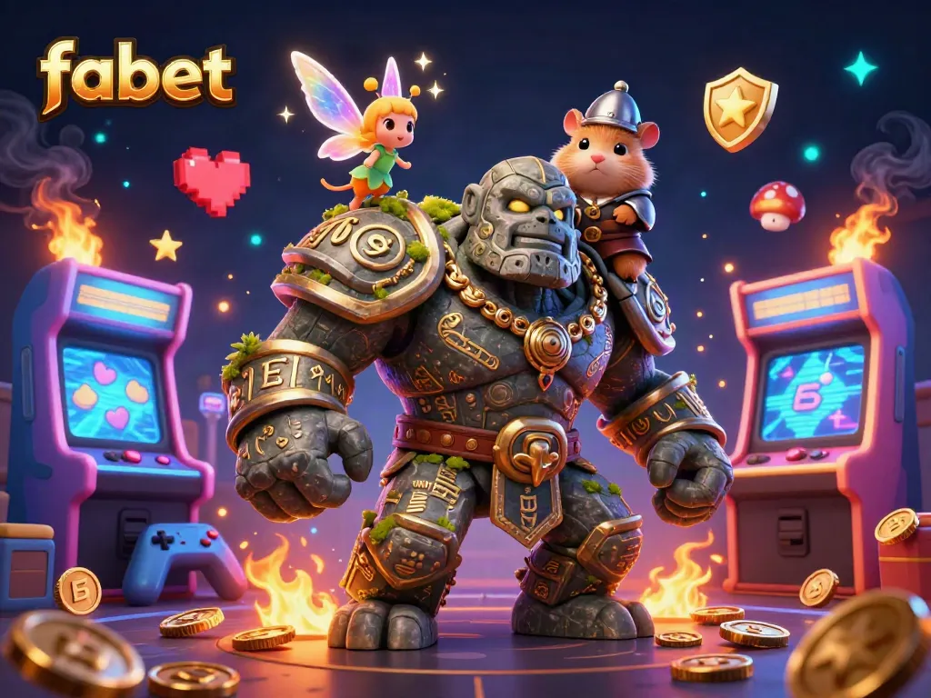 Join the fun at fabet, an exciting online casino featuring a magical scene filled with whimsical characters and vibrant game elements.