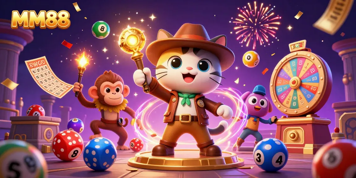Experience thrilling gameplay at MM88 with an illustrated adventure in a vibrant casino atmosphere.
