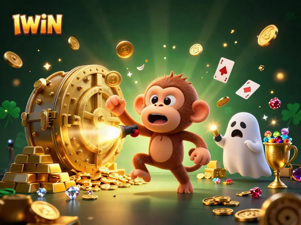IWIN captivates players with an enchanting 3D casino scene filled with golden treasures and strategies for winning.