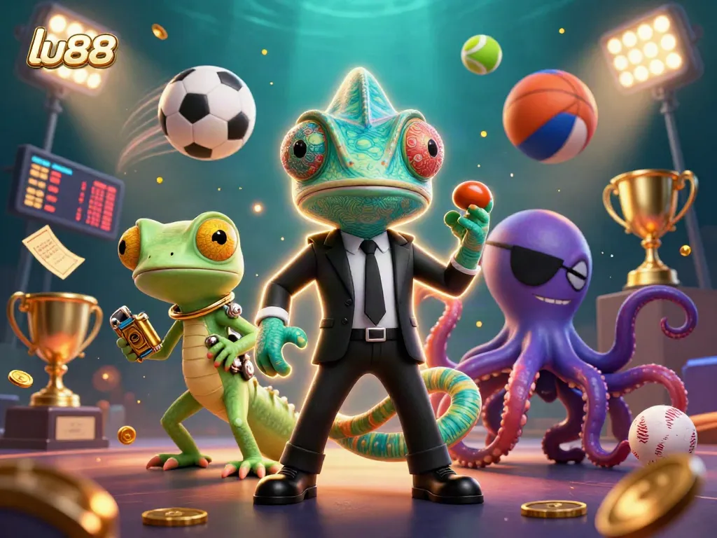 lu88 offers thrilling betting experiences with vibrant sports elements and dynamic characters.