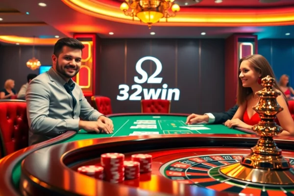 Experience thrilling betting action at 32win with vibrant games and luxurious casino environment.