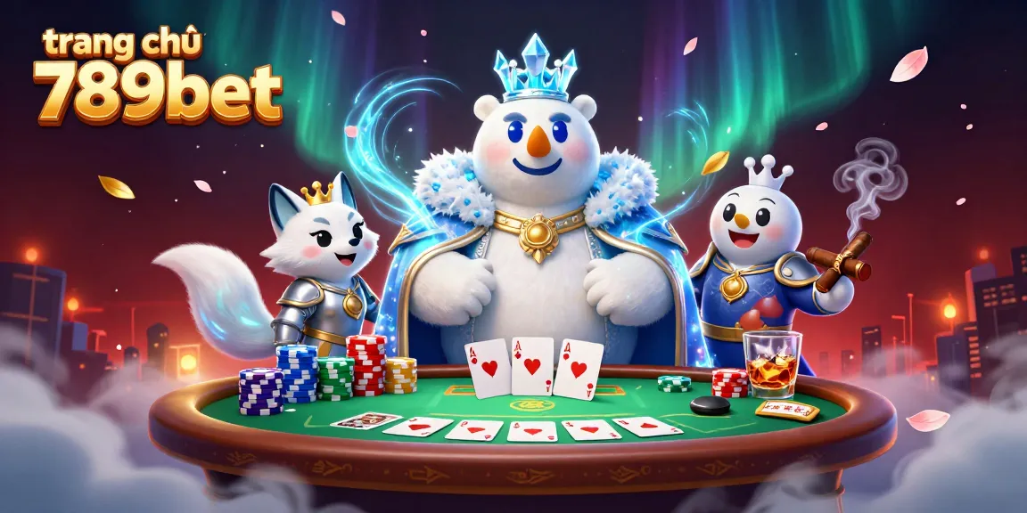 Engage in thrilling gameplay at trang chủ 789bet with a rich visual display of poker elements.