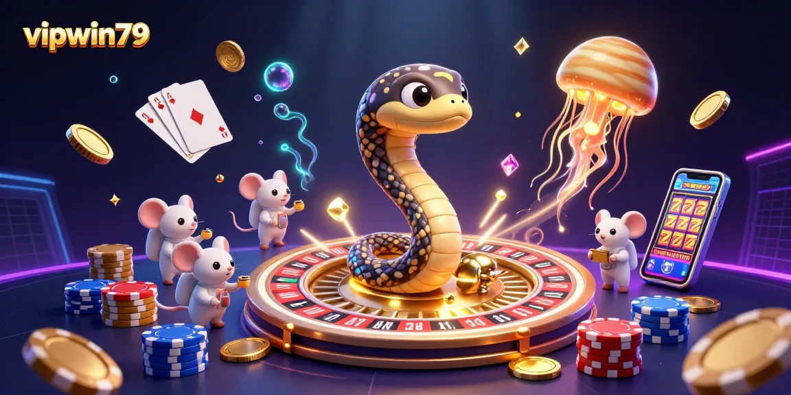 Experience thrilling gameplay at vipwin79 with dynamic 3D cartoons showcasing casino excitement.