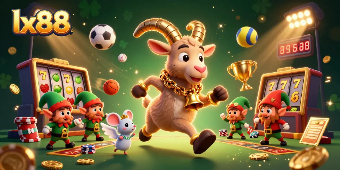 Engage with lx88's thrilling gameplay surrounded by colorful slot elements and vibrant characters.
