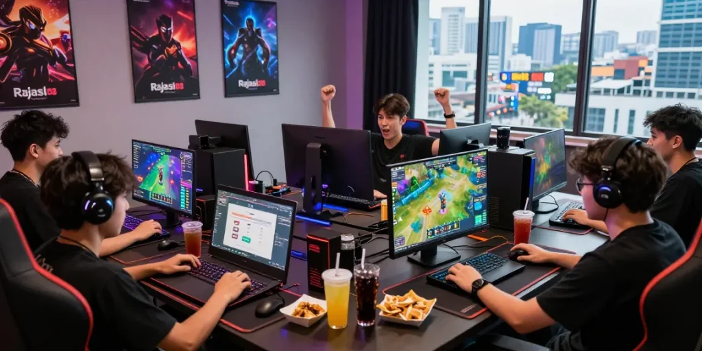 Rajaslot: Pengalaman bermain game online dengan suasana penuh energi di komunitas gamer.