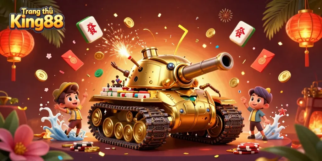 Experience the exciting games at Trang chủ King88 with vibrant visuals and engaging casino elements.